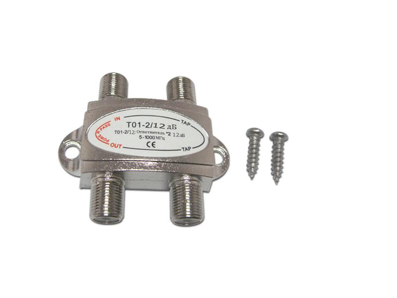 Ответвитель 2 отвода 12.5дБ 5-1000 МГц T01-2/12