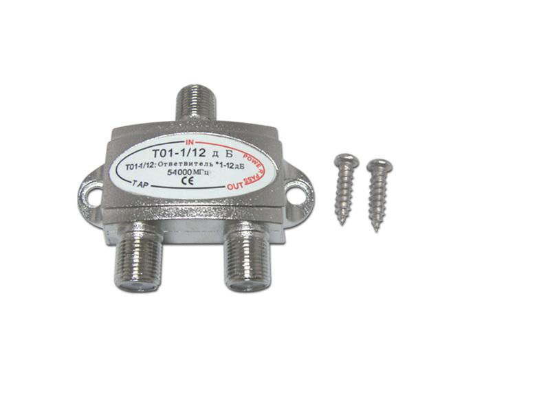 Ответвитель 1 отвод 12дБ 5-1000 МГц T01-1/12