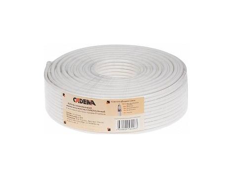 Кабель коаксиальный RG-6SAT-Optima высокого качества CADENA белый
