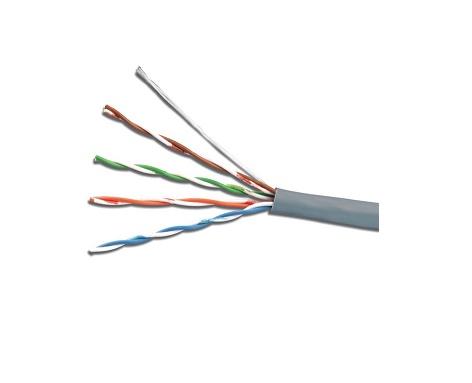 Кабель для компьютерных сетей CADENA UTP2-CAT5e (24 AWG) PL, медный, внутренний, серый, 305 м