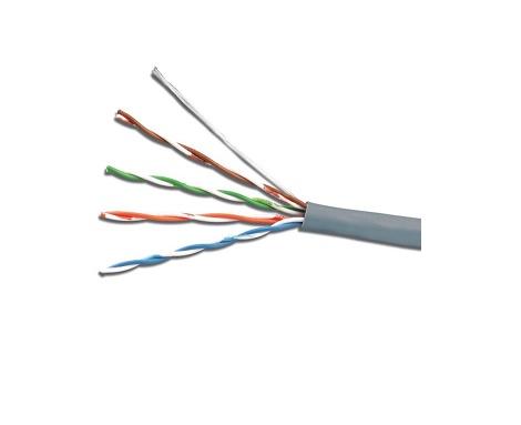 Кабель для компьютерных сетей CADENA UTP2-CAT5e (24 AWG) медный, внутренний, серый, 305 м