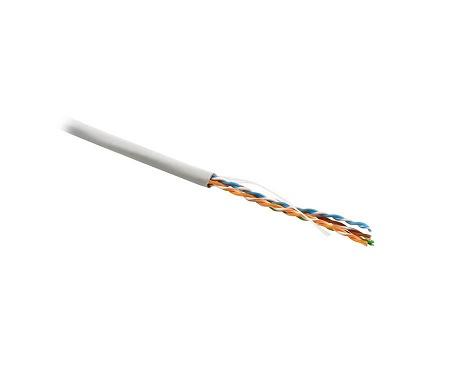 Кабель для компьютерных сетей UNIFLEX UTP4-CAT5e (24 AWG) CCA, внутренний, серый, 305 м