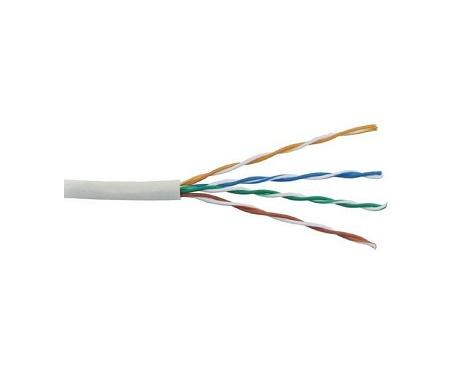 Кабель для компьютерных сетей CADENA UTP2-CAT5e (24 AWG) ST, медный, внутренний, серый, 305 м